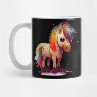 Colorful Fjord Horse Artwork 29 Mug